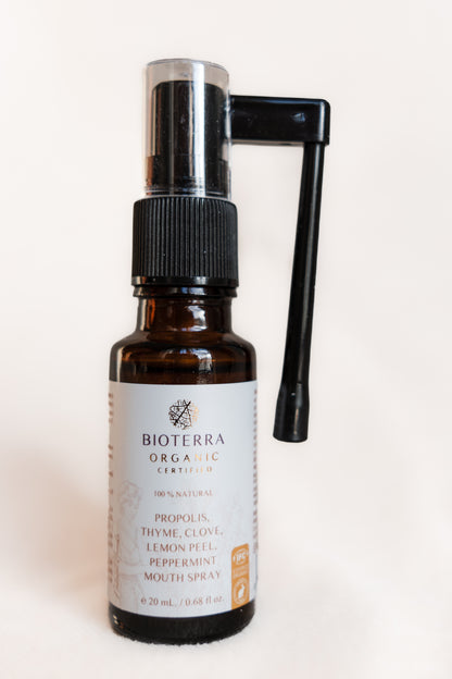 Bioterra Organic Propolis, Thyme, and Clove Throat Spray