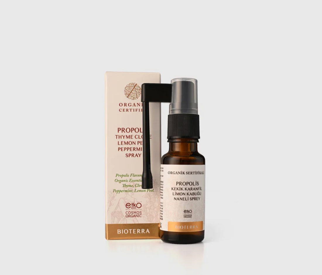 Bioterra Organic Propolis, Thyme, and Clove Throat Spray